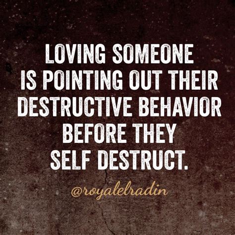 dating someone self destructive